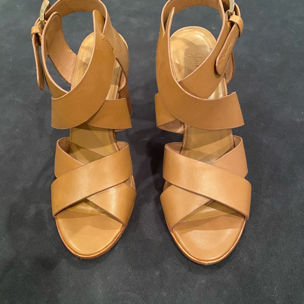 Joie tan leather heels size 8.5